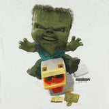 Minecraft Movie T-Shirt Men's Chicken Jockey Short Sleeve Tee
