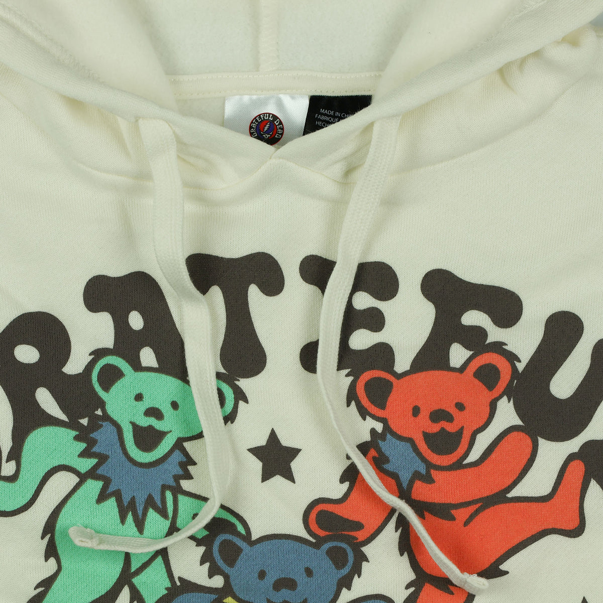 Grateful Dead Hoodie Men's Dancing Bears Pullover Sweatshirt