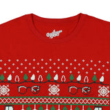 A Christmas Story T-Shirt Men's Icons Ugly Sweater Short Sleeve Top