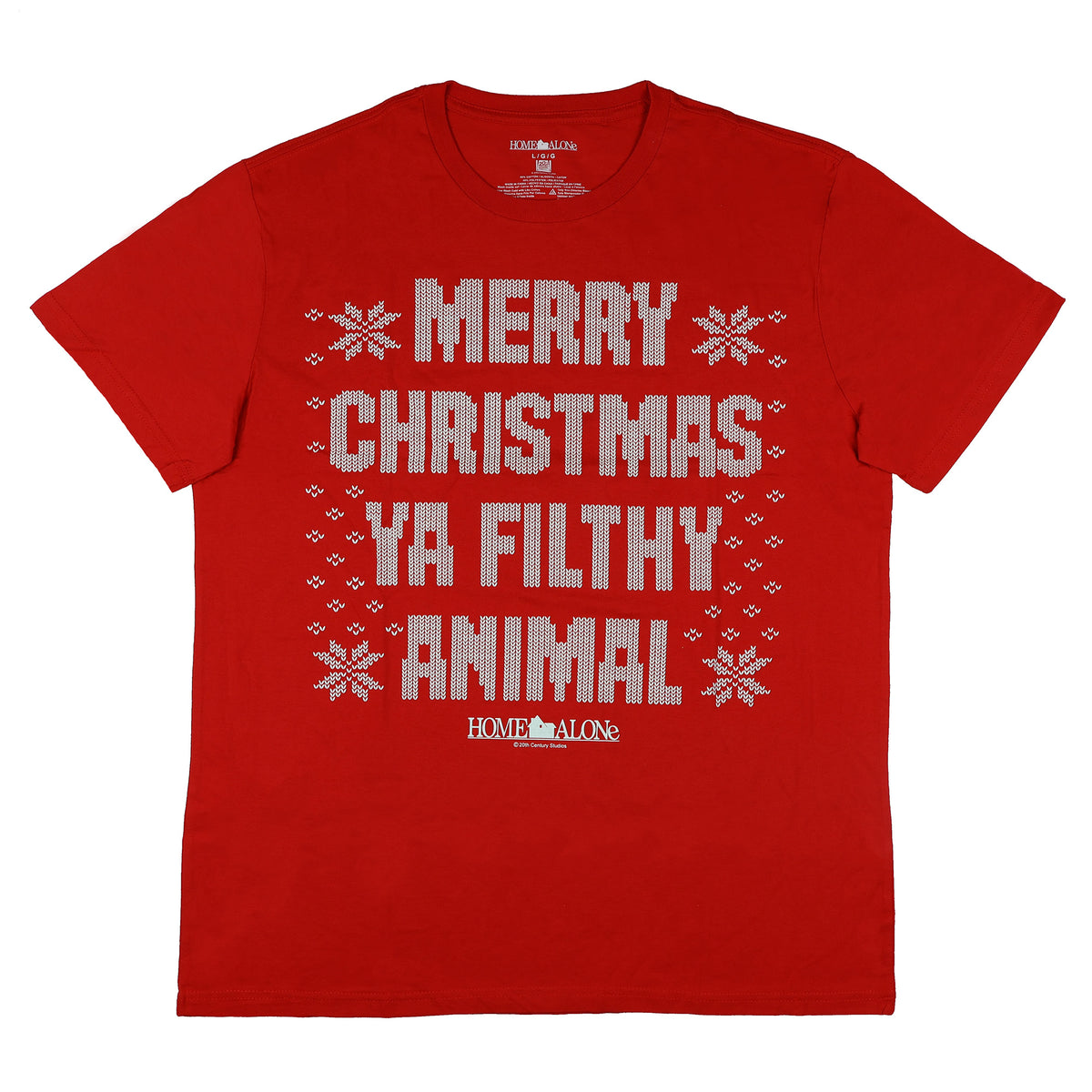 Home Alone Shirt Men's Merry Christmas Animal Short Sleeve Top