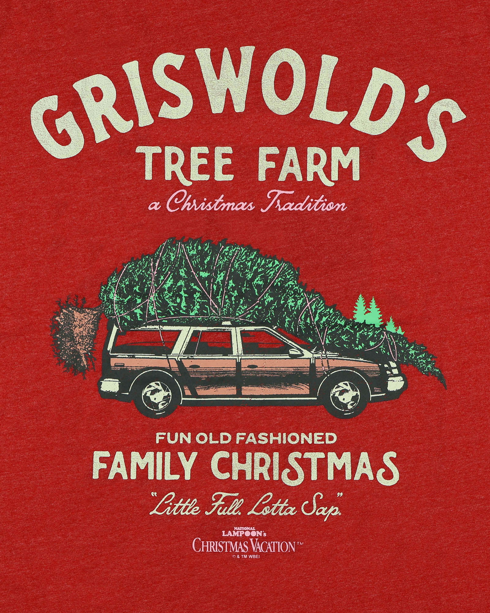 National Lampoon's Christmas Vacation Shirt Men's Griswolds Short Sleeve Tee