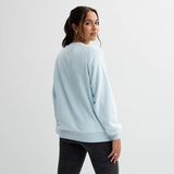 Bluey Women's Super Soft Plush Crewneck Santa Hat Pullover Sweatshirt
