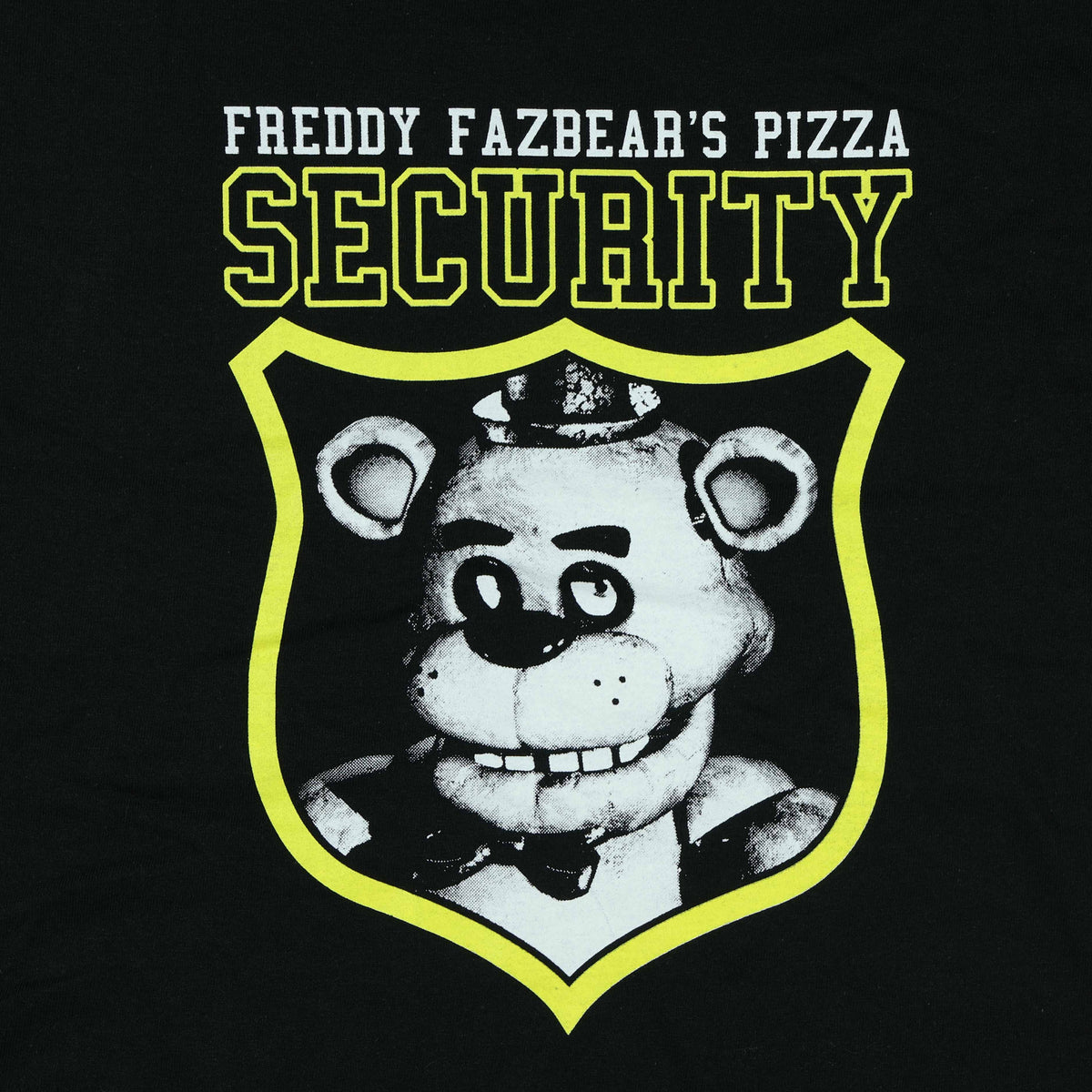 Five Nights At Freddy's Boys' Shirt Freddy Fazbear's Pizza Security Tee