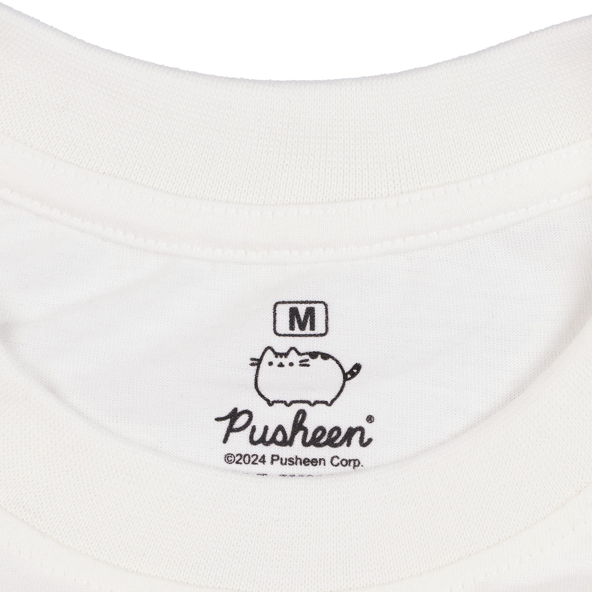 Catpusheeno Café Men's Graphic T-Shirt With Cute Cat & Dessert Print Tee