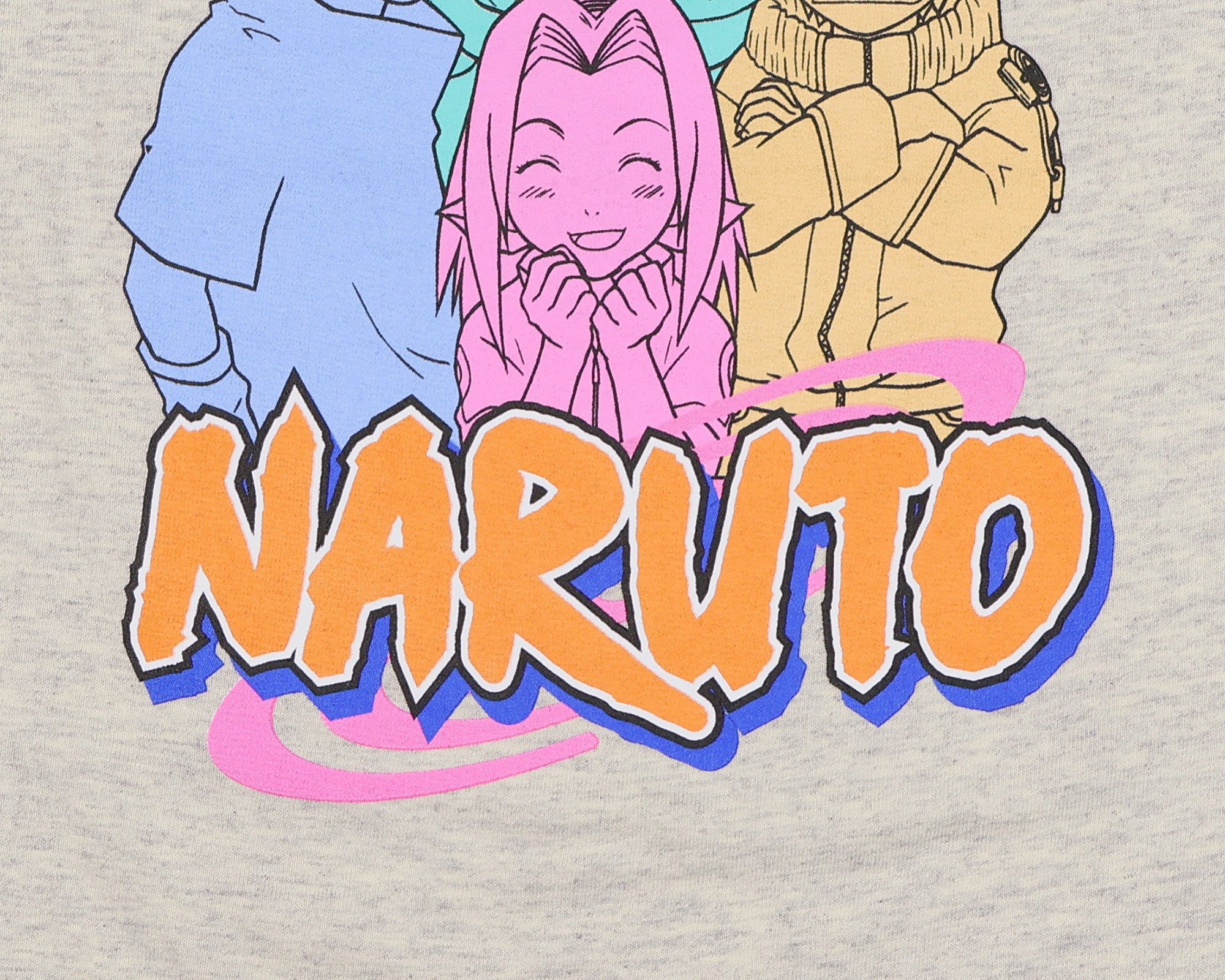 Naruto Team 7 T-Shirt Boys' With Naruto, Sasuke, Sakura, & Kakashi