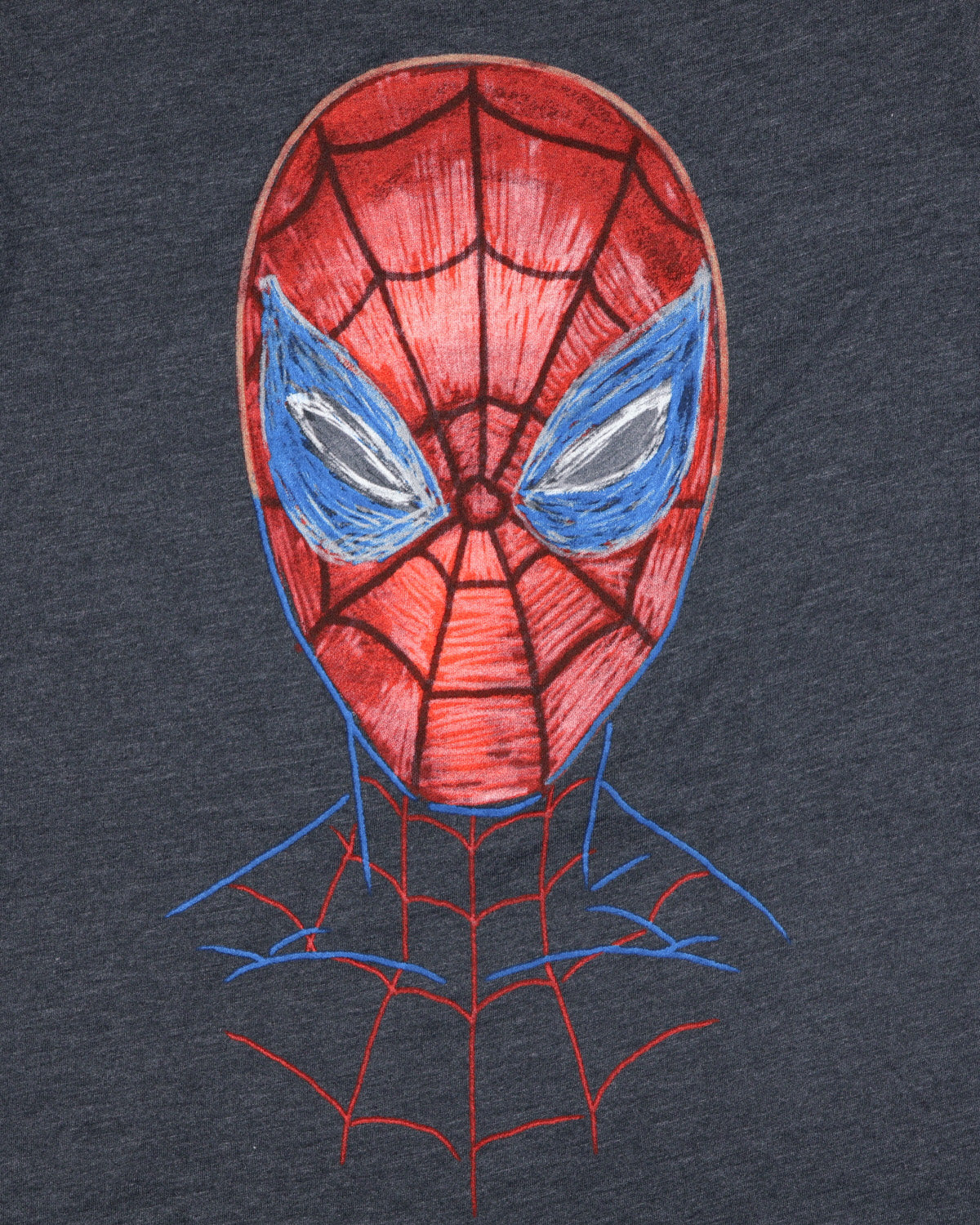 Marvel Spider-Man T-Shirt Boys' Graphic Superhero Face Short Sleeve Tee