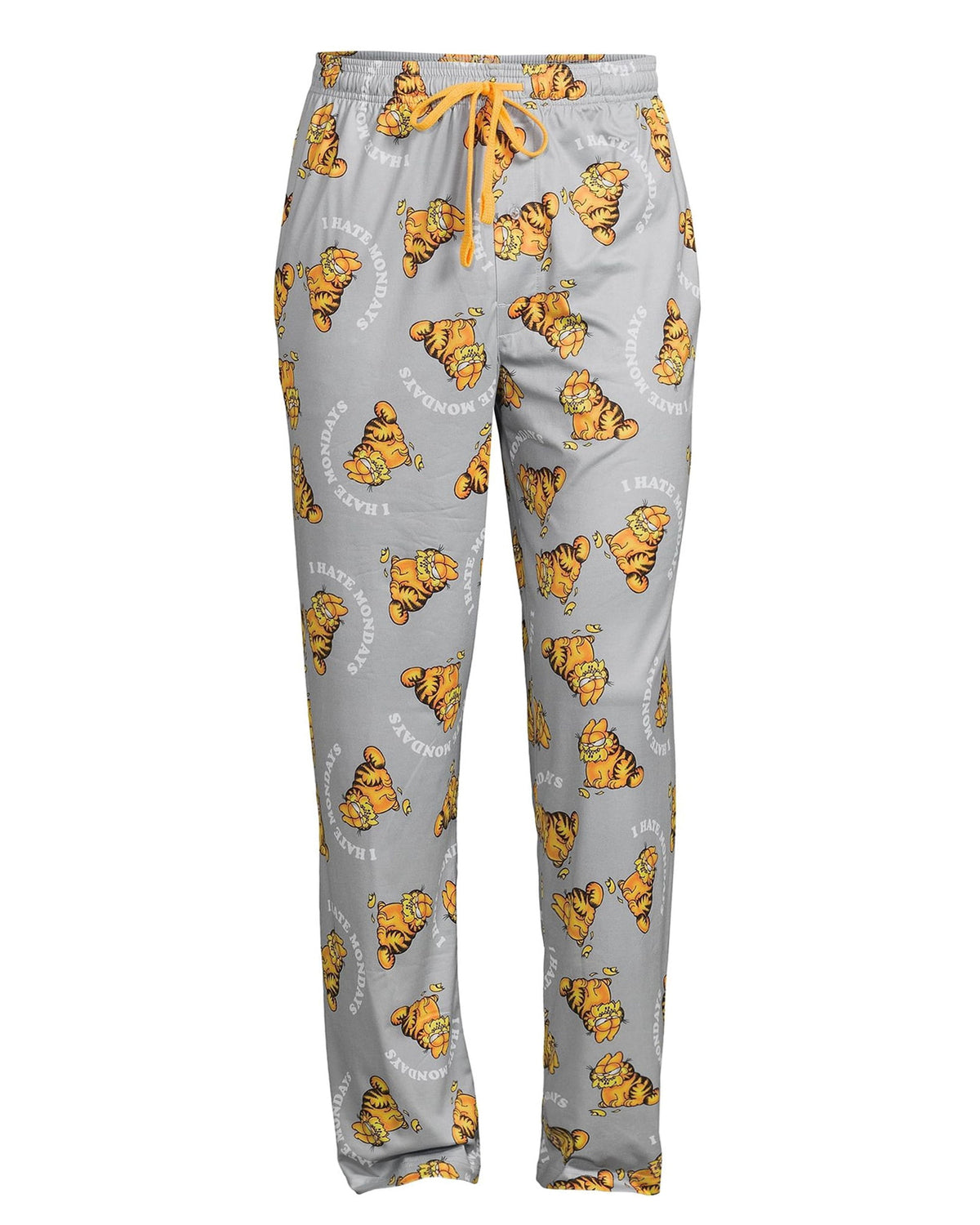 Garfield Men’s Sleep Bottoms I Hate Mondays Graphic Lounge Pajama Pants