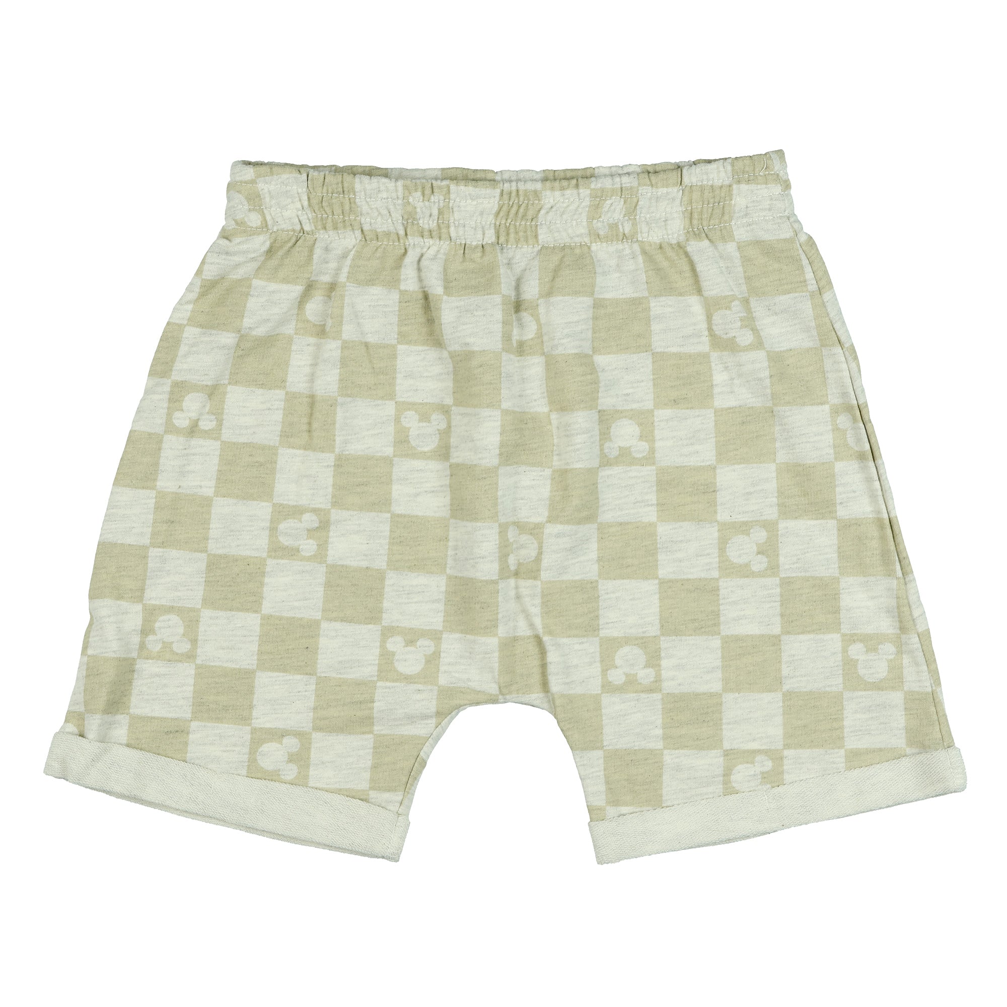 Disney Mickey Mouse Toddler Boy's 2-Piece T-Shirt Checkerboard Short Set