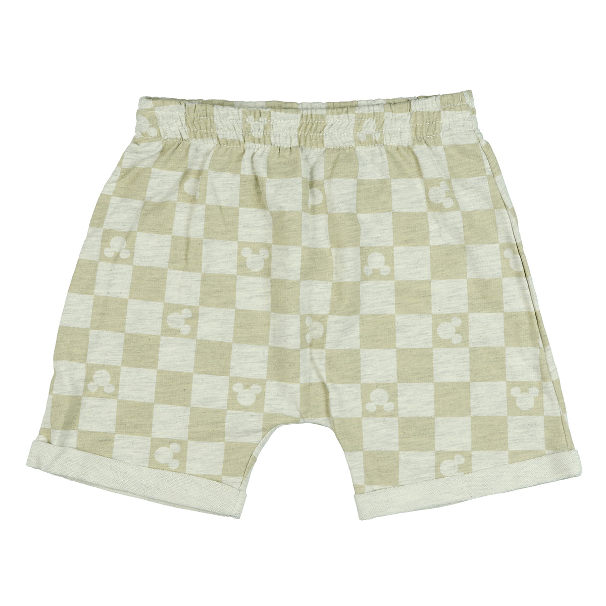 Disney Mickey Mouse Toddler Boy's 2-Piece T-Shirt Checkerboard Short Set