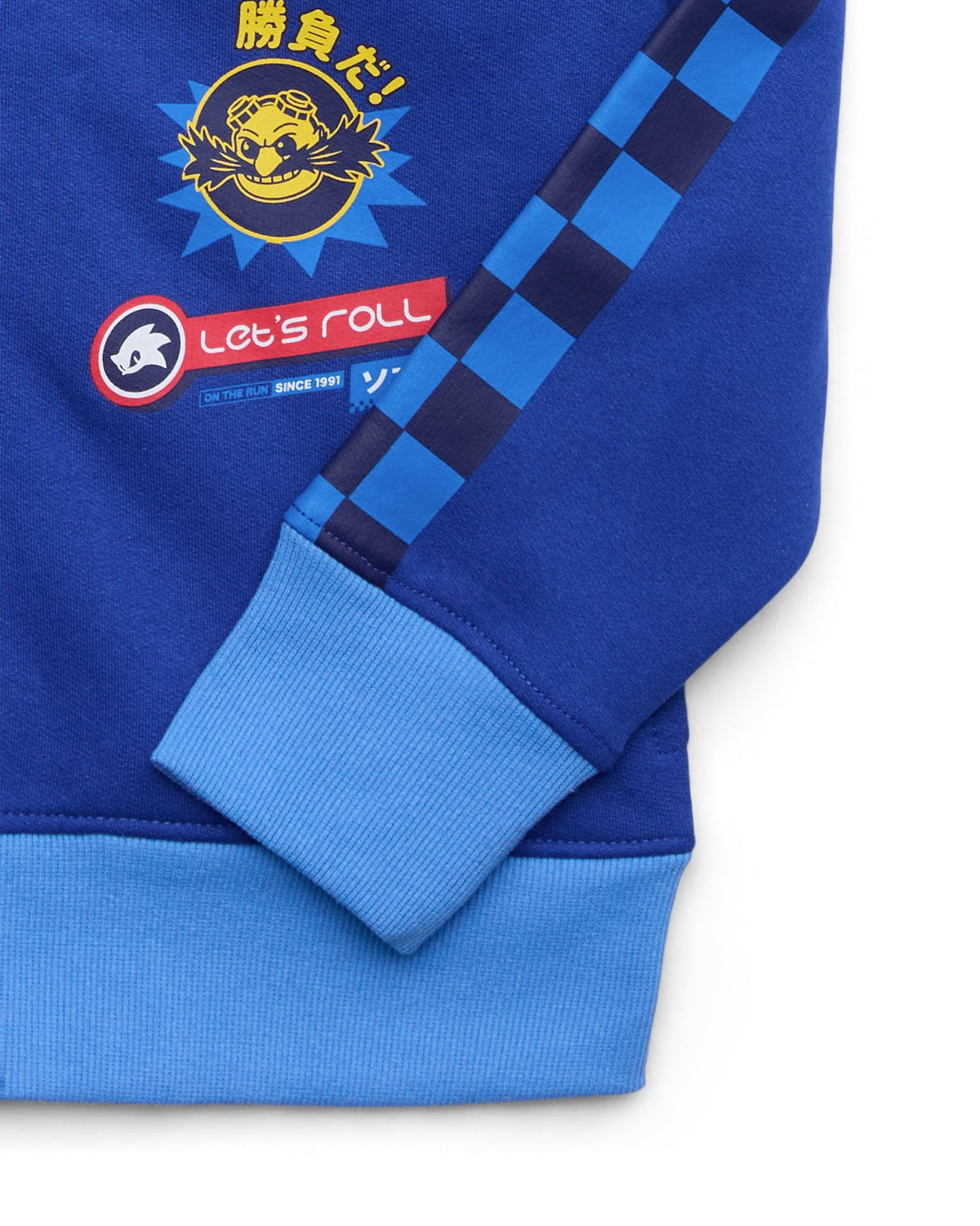 Sonic The Hedgehog Boy's 3D Ears and Quills Costume Zip Up Sweatshirt