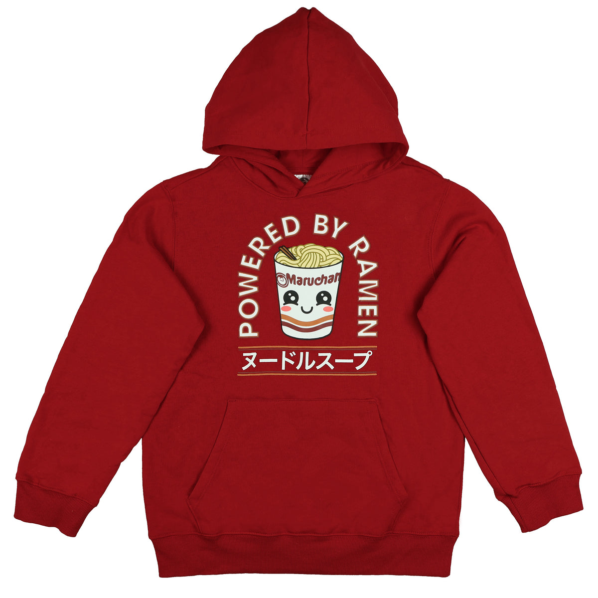 Maruchan Hoodie Boys' Powered by Ramen Pullover Hooded Sweatshirt