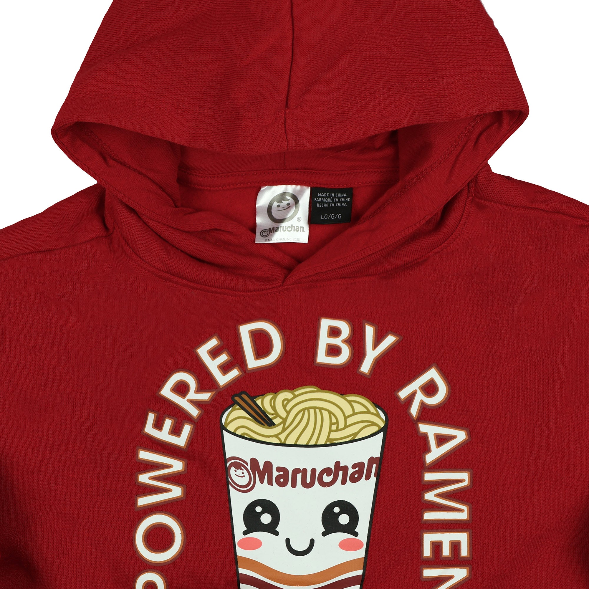 Maruchan Hoodie Boys' Powered by Ramen Pullover Hooded Sweatshirt