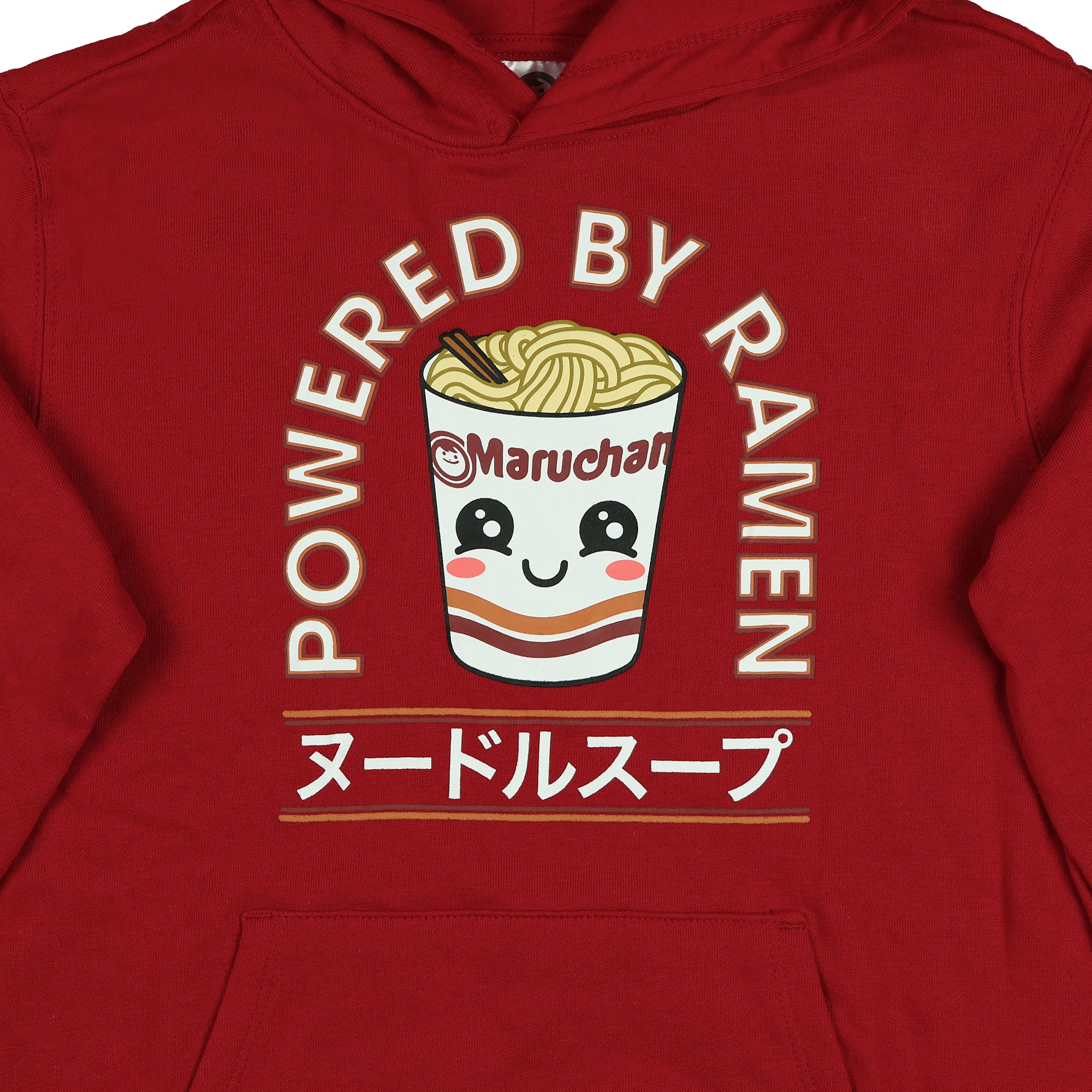 Maruchan Hoodie Boys' Powered by Ramen Pullover Hooded Sweatshirt