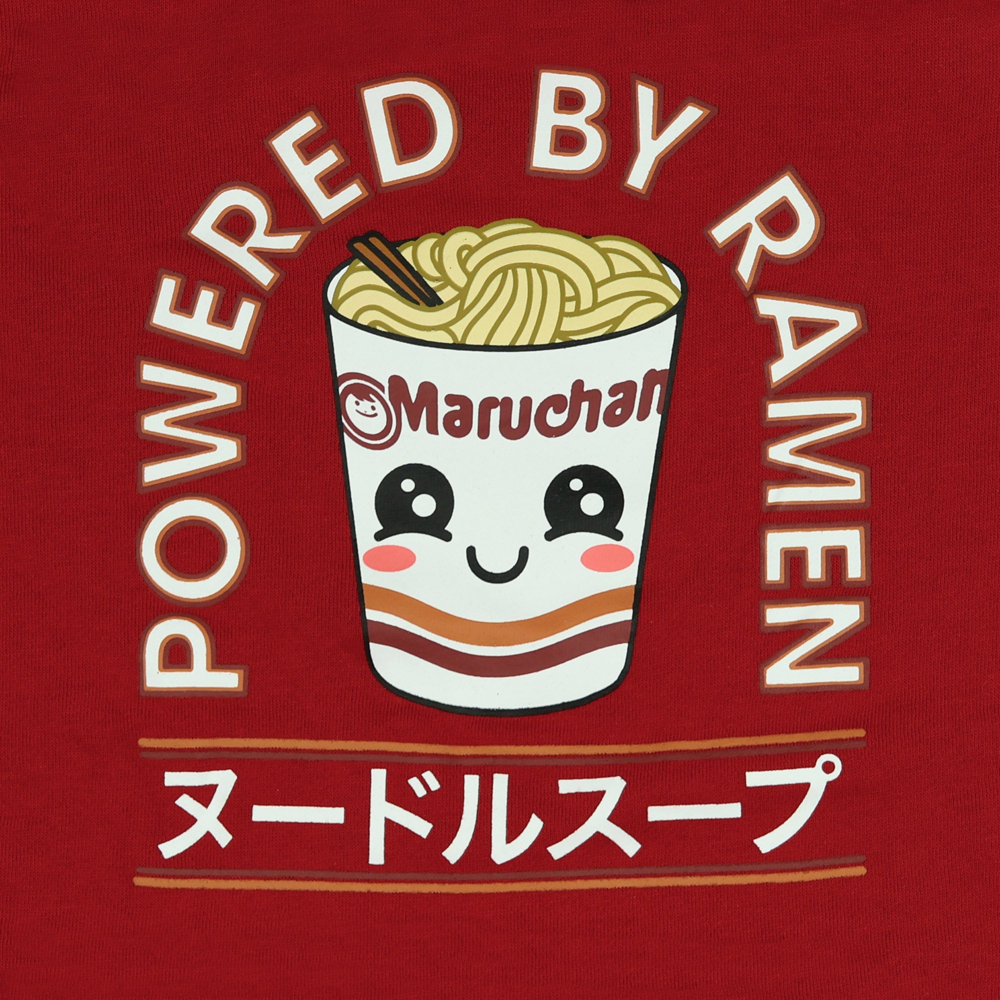 Maruchan Hoodie Boys' Powered by Ramen Pullover Hooded Sweatshirt