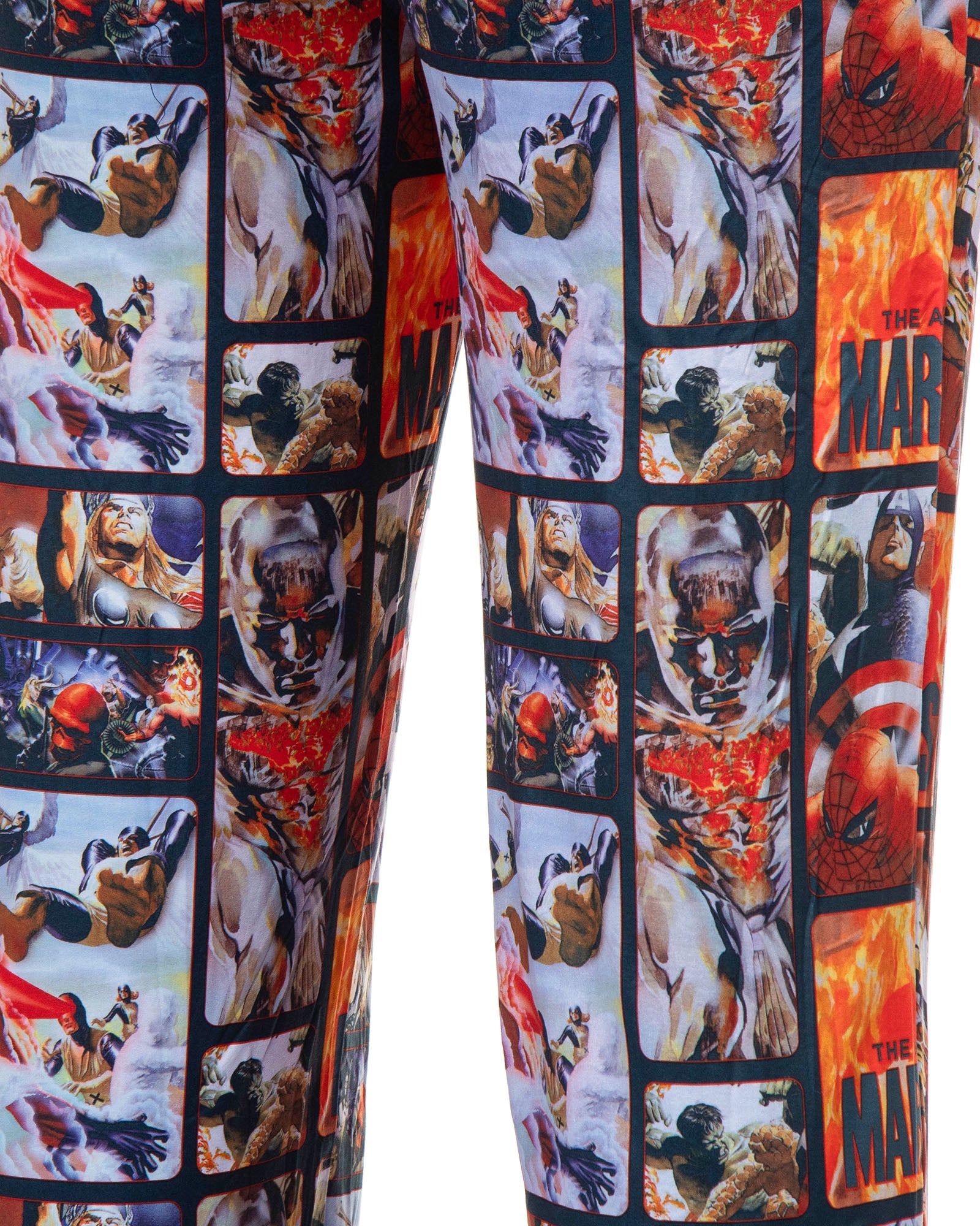 Marvel Comics Pajamas Men's Heroes vs Villains Lounge Pajama Pants
