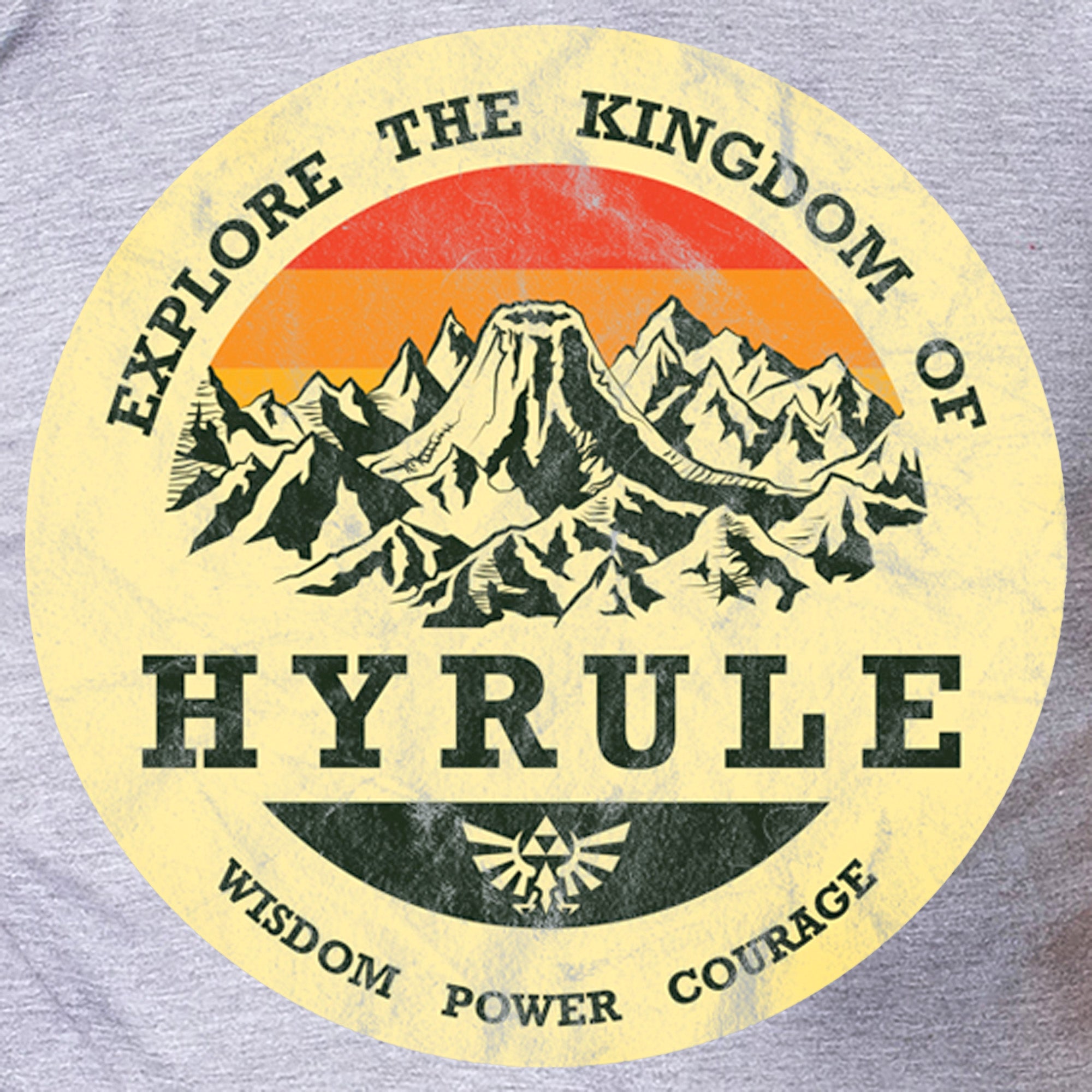 The Legend Of Zelda T-Shirt Men's Explore The Kingdom Short Sleeve Tee