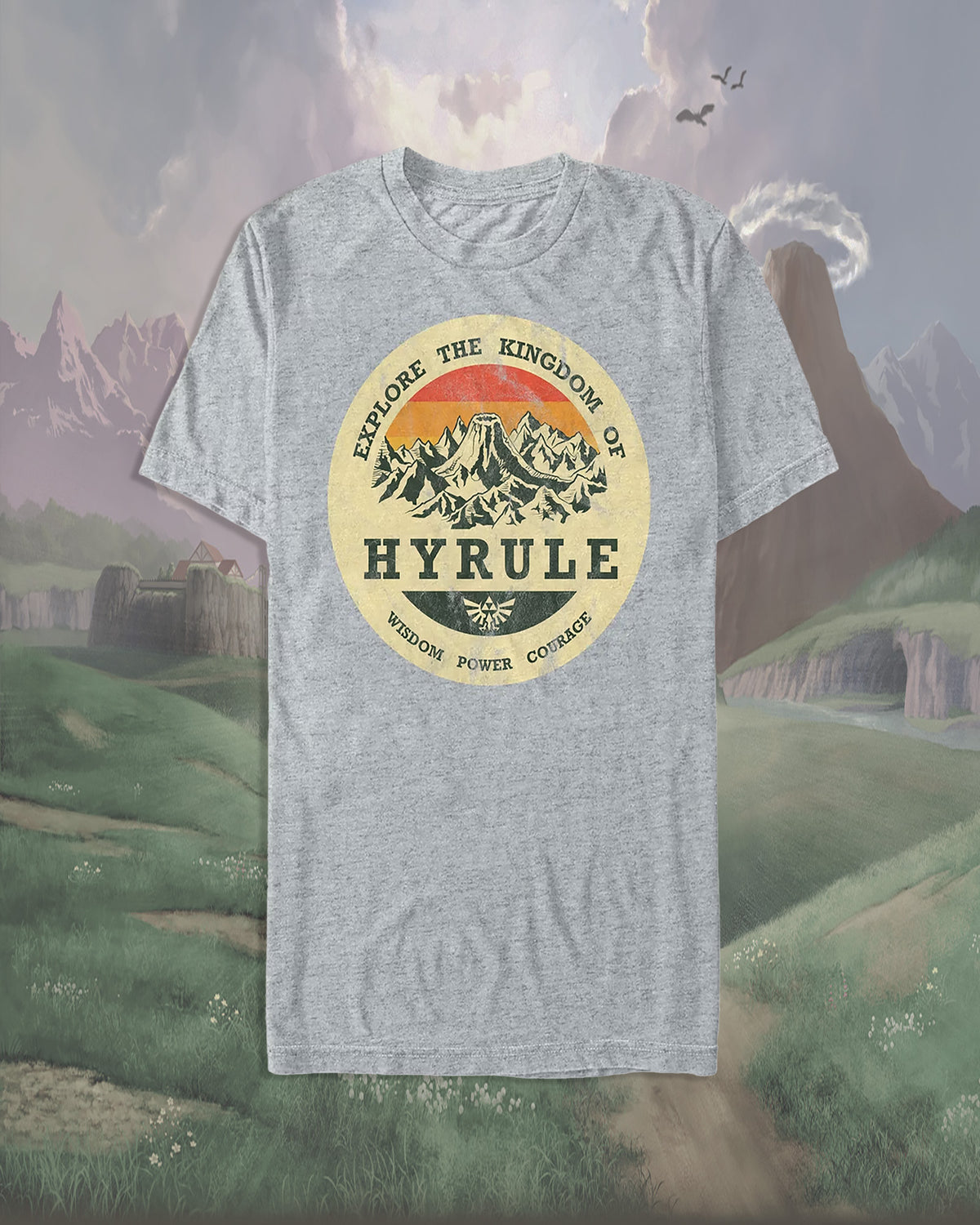 The Legend Of Zelda T-Shirt Men's Explore The Kingdom Short Sleeve Tee