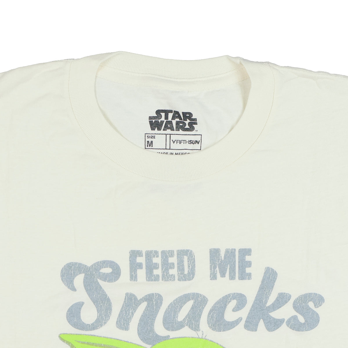 Disney The Mandalorian Shirt Grogu Feed Me Snacks Short Sleeve Crop Top