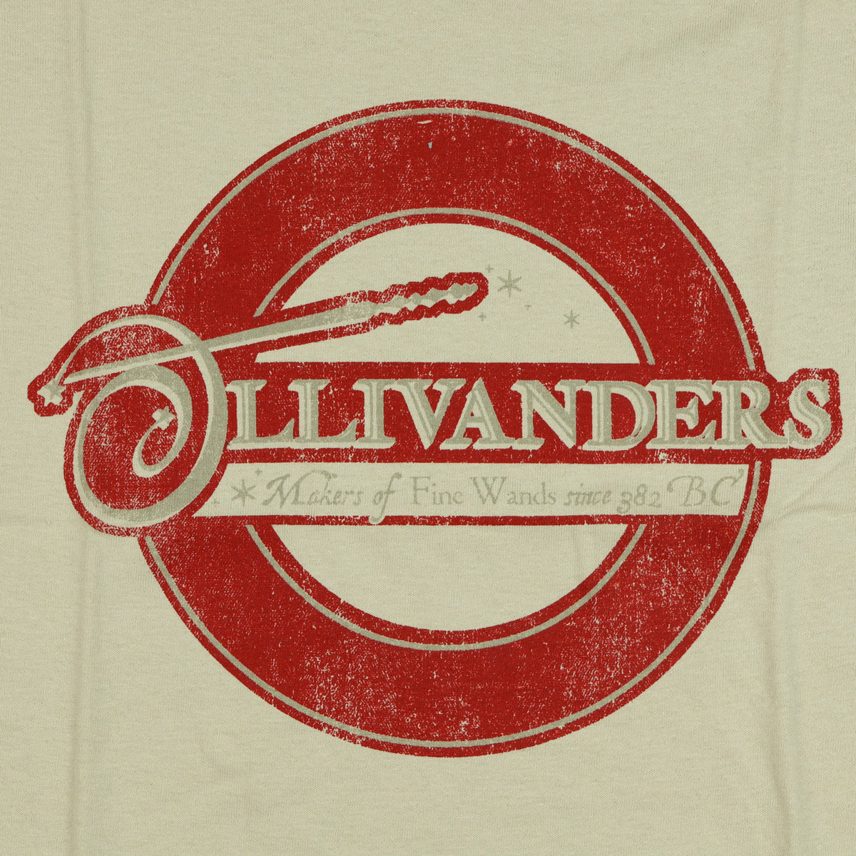 Harry Potter T-Shirt Men's Ollivanders Wand Shop Short Sleeve Tee