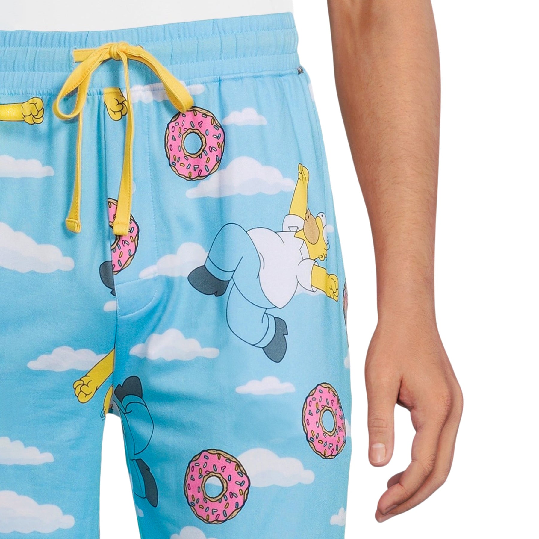 The Simpsons Pajama Pants Men's Homer Simpson Doughnuts Lounge PJ Bottoms