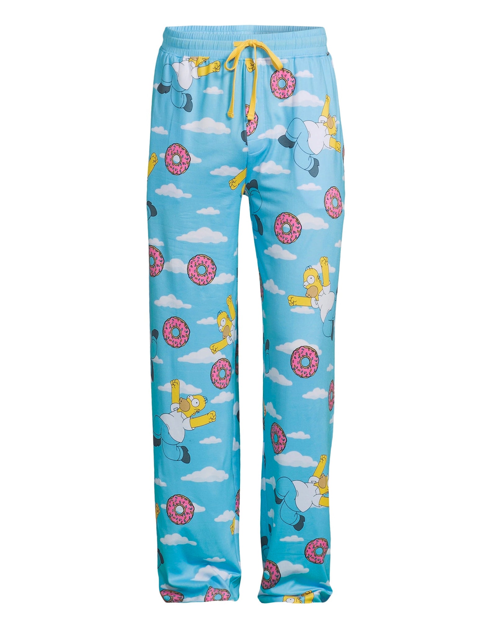 The Simpsons Pajama Pants Men's Homer Simpson Doughnuts Lounge PJ Bottoms