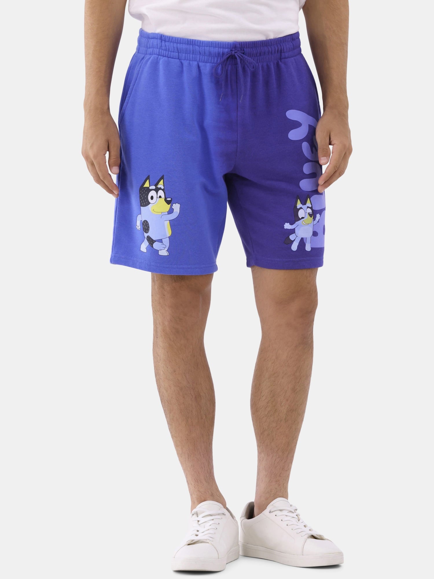 Bluey Shorts Adult Dance Time Sweatshort Fleece Lounge Bottoms