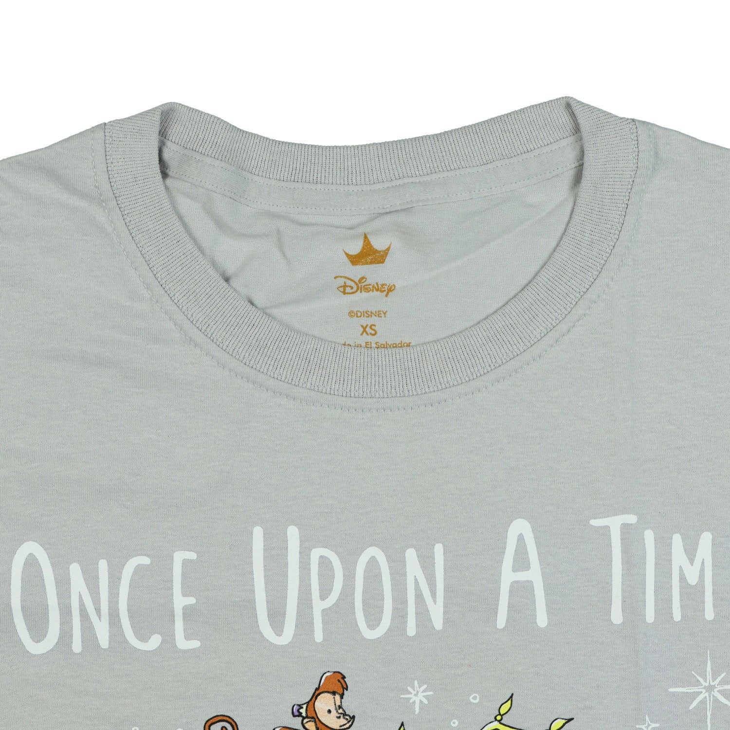 Disney Princess T-Shirt Women's Once Upon A Time Short Sleeve Tee