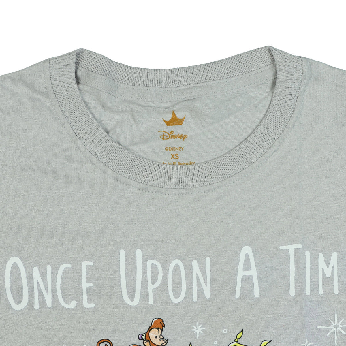 Disney Princess T-Shirt Women's Once Upon A Time Short Sleeve Tee