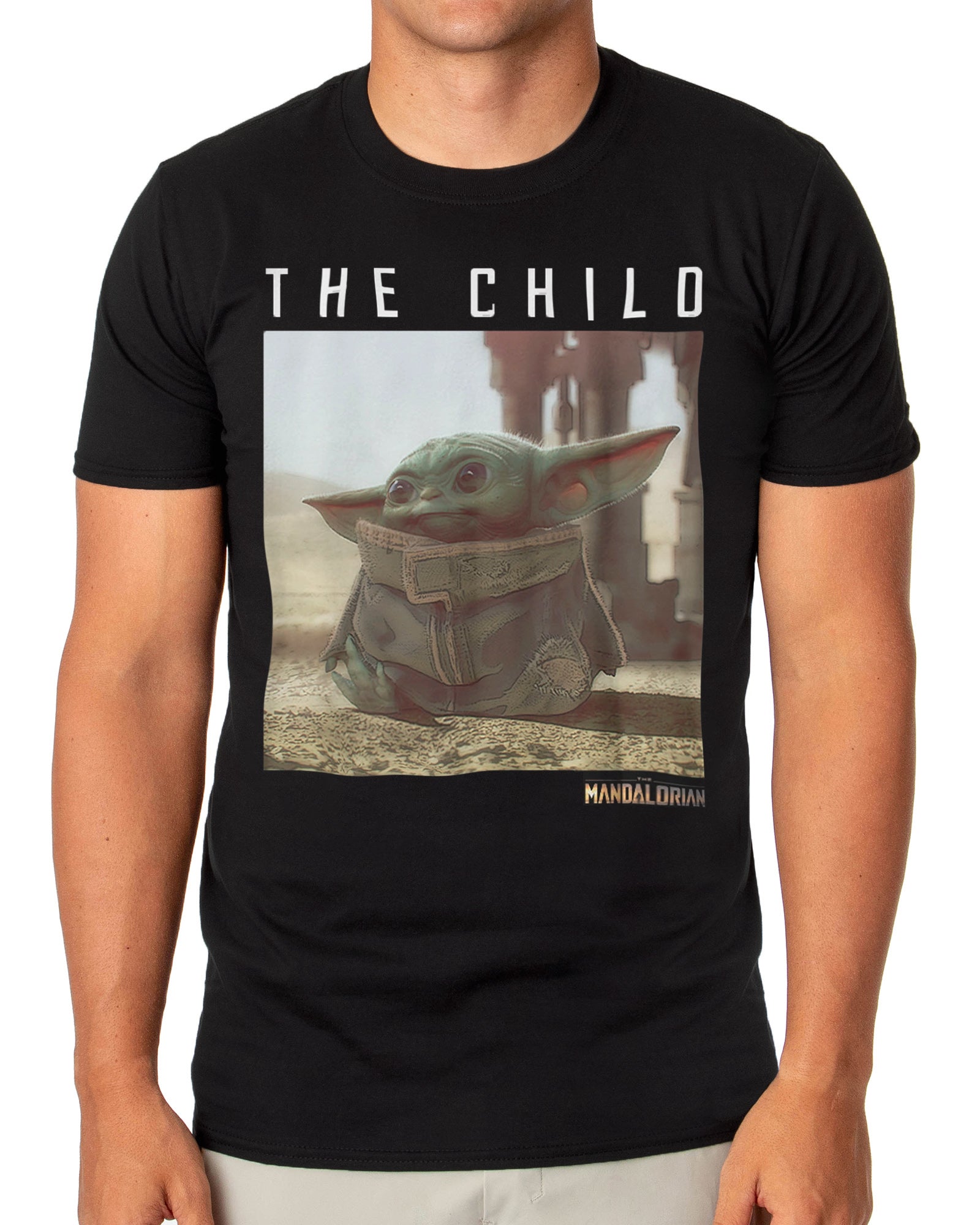 Star Wars The Mandalorian T-Shirt Men's The Child Short Sleeve Tee