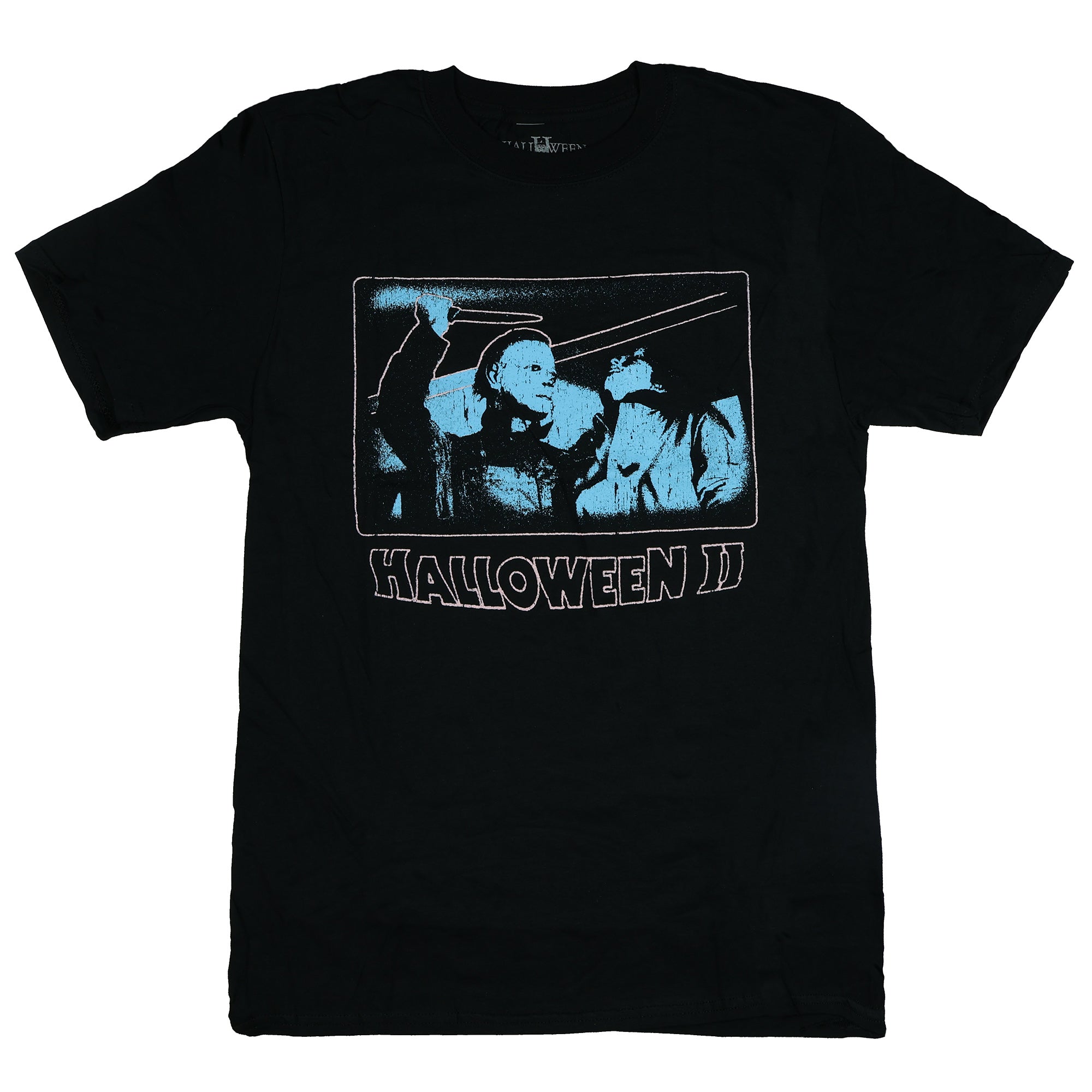 Halloween Shirt Men's Michael Myers in Action Short Sleeve Graphic Tee