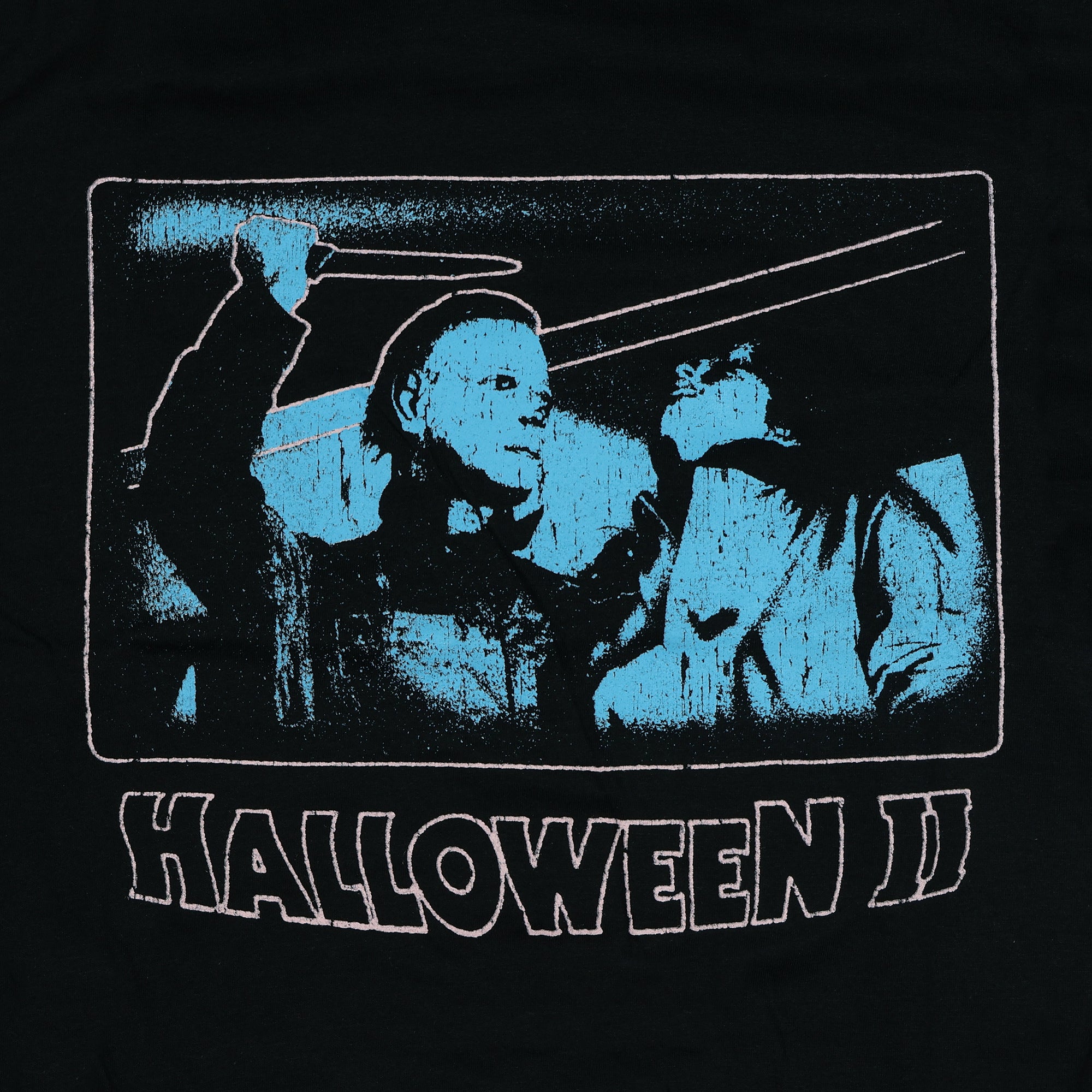 Halloween Shirt Men's Michael Myers in Action Short Sleeve Graphic Tee