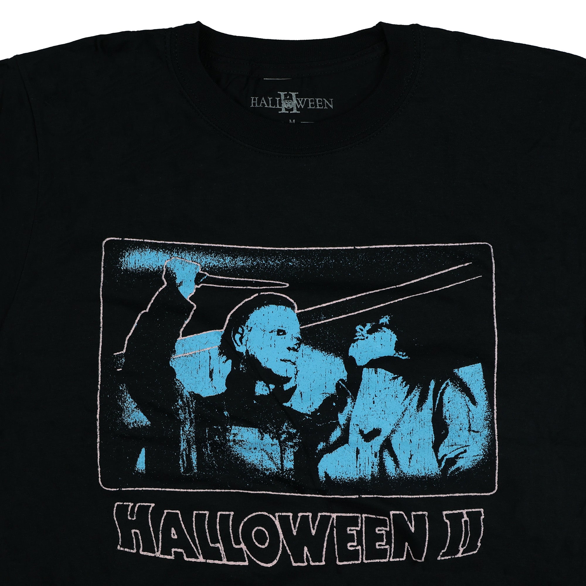 Halloween Shirt Men's Michael Myers in Action Short Sleeve Graphic Tee