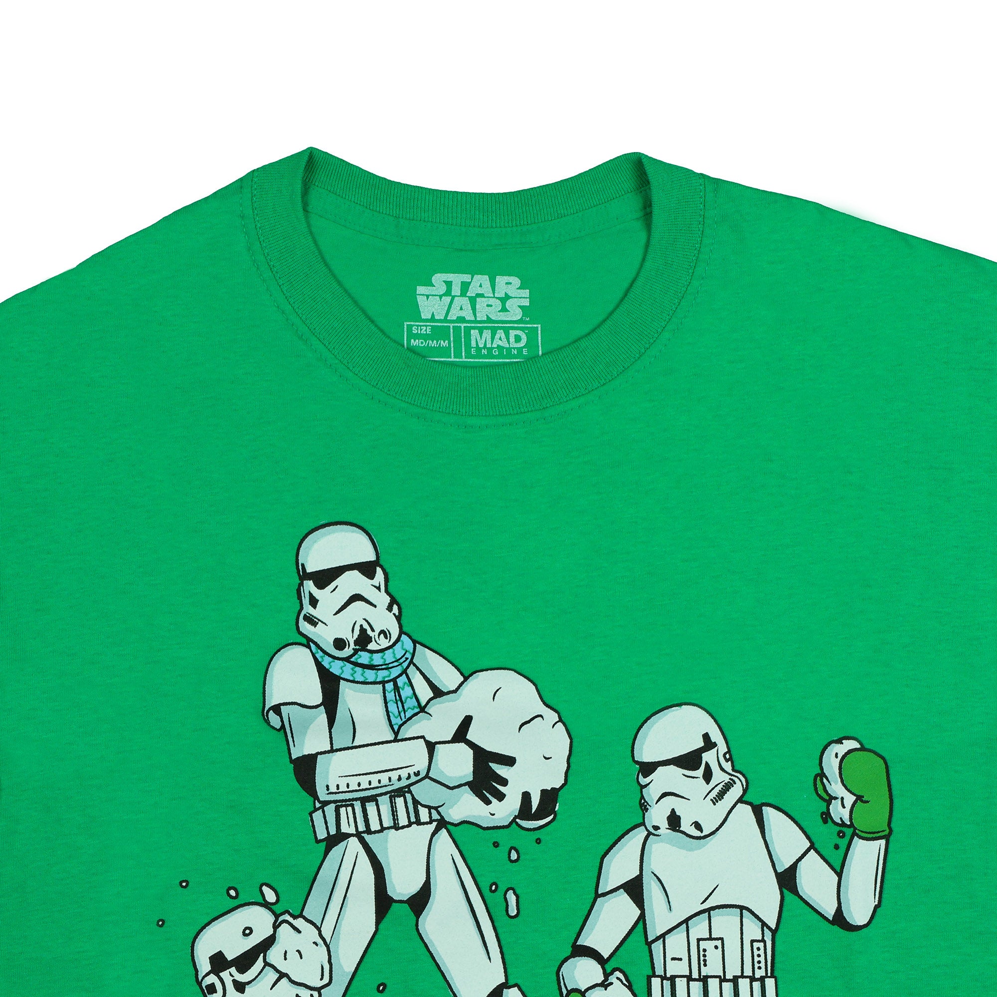 Star Wars Shirt Men's Stormtrooper Snowball Fight Short Sleeve Tee