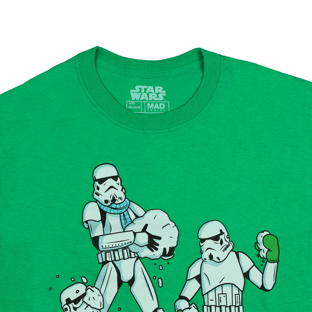 Star Wars Shirt Men's Stormtrooper Snowball Fight Short Sleeve Tee