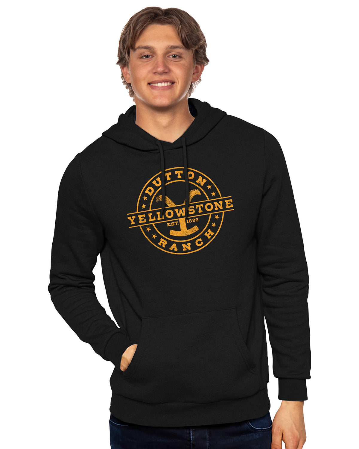 Yellowstone Hoodie Men's Dutton Ranch Brand Long Sleeve Sweatshirt