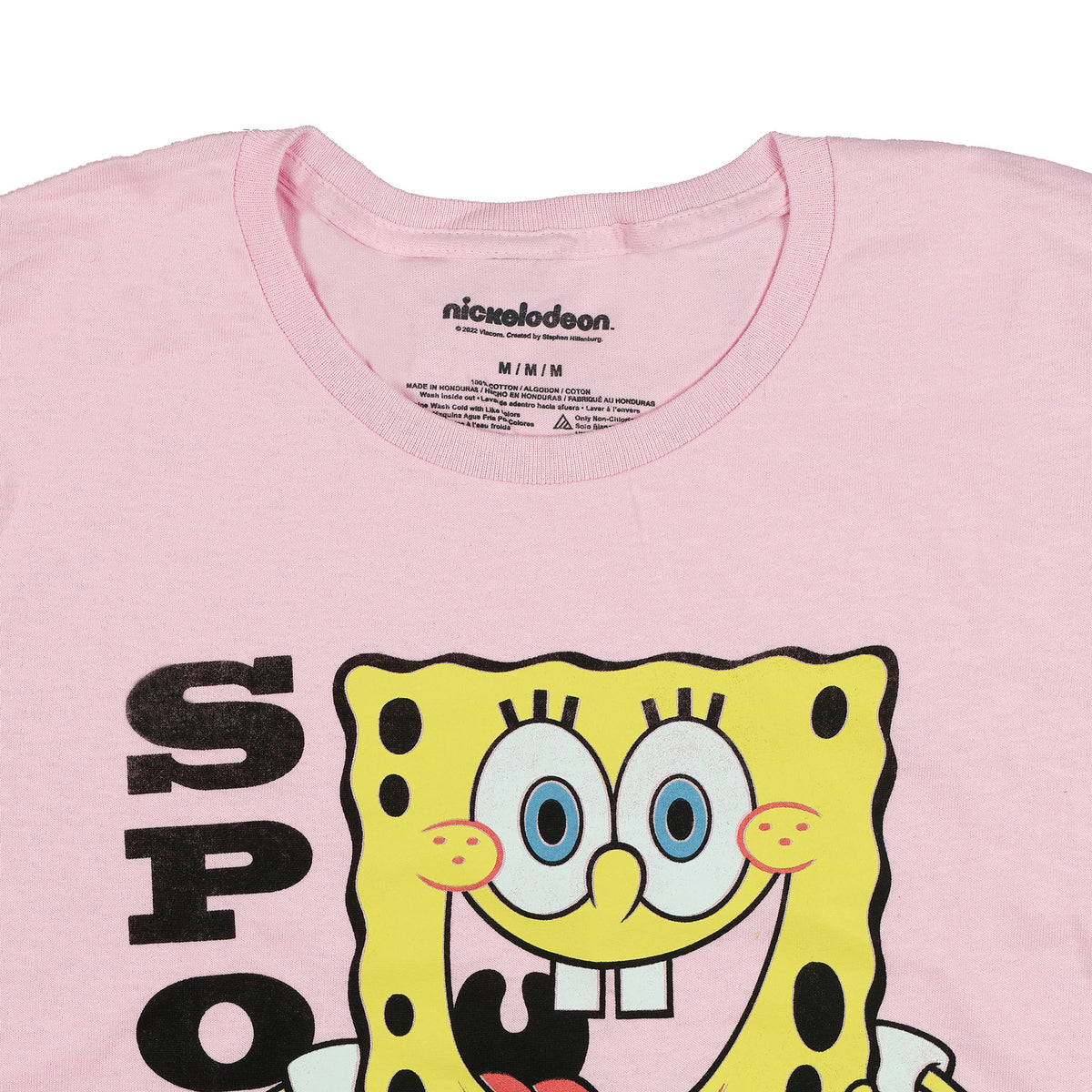 SpongeBob Squarepants T-Shirt Women's Hands On Hips Character Design Tee