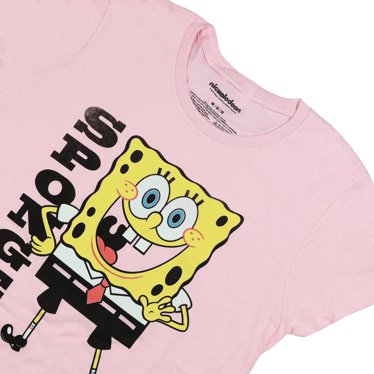 SpongeBob Squarepants T-Shirt Women's Hands On Hips Character Design Tee
