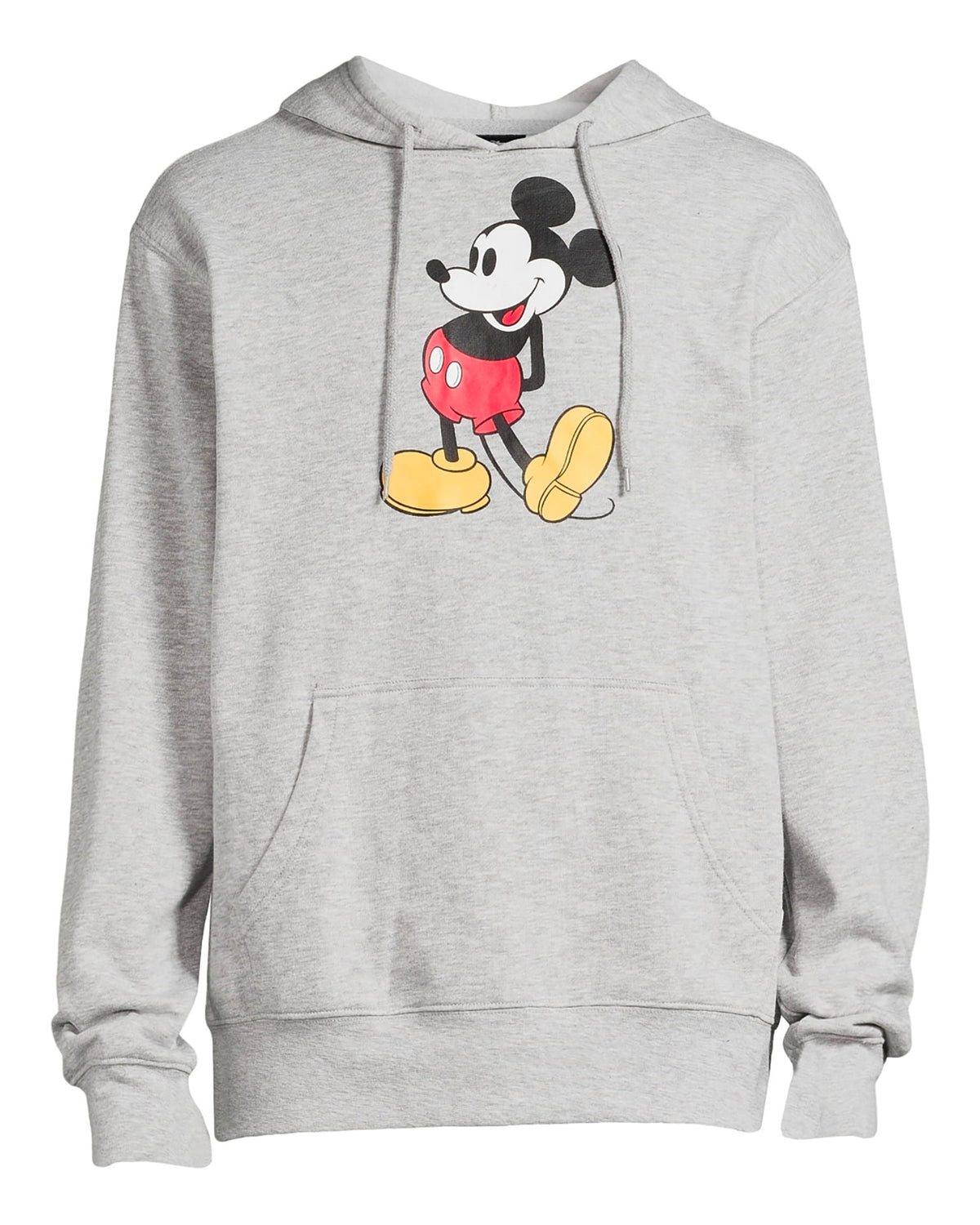 Disney Mickey Mouse Hoodie Men's Classic Pose Pullover Sweatshirt