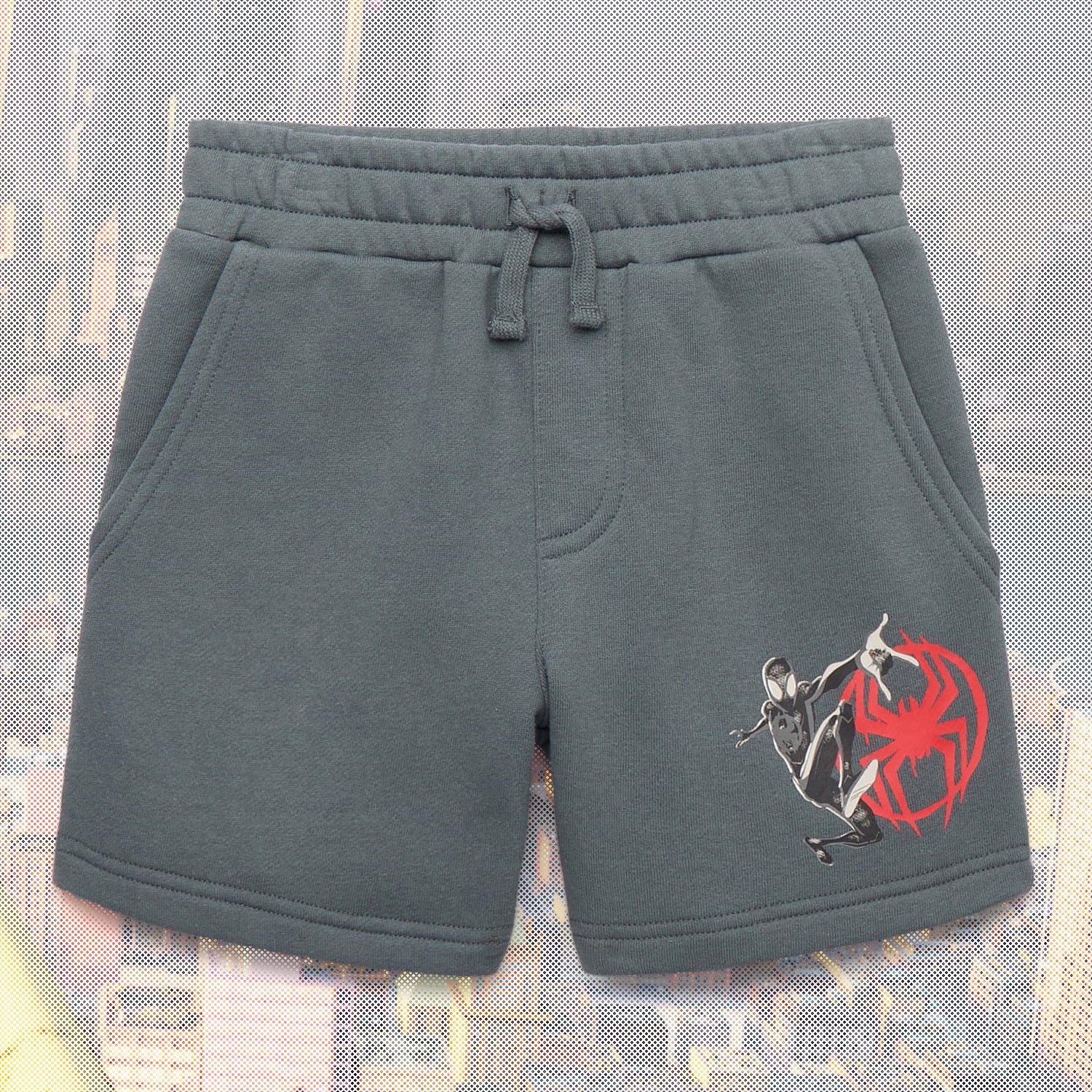 Marvel Spider-Man Boys' Drawstring Casual Sweat Shorts