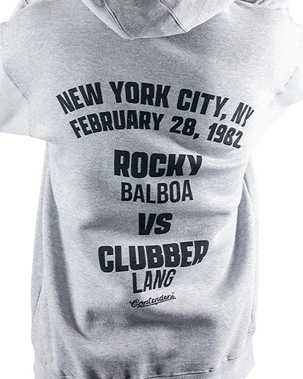 Rocky Hoodie Men's There Is No Tomorrow Double-Sided Pullover Sweatshirt