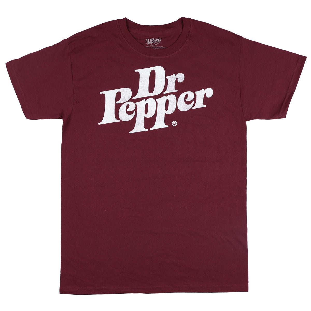 Dr. Pepper Shirt Men's Destressed Logo Short Sleeve Graphic Tee