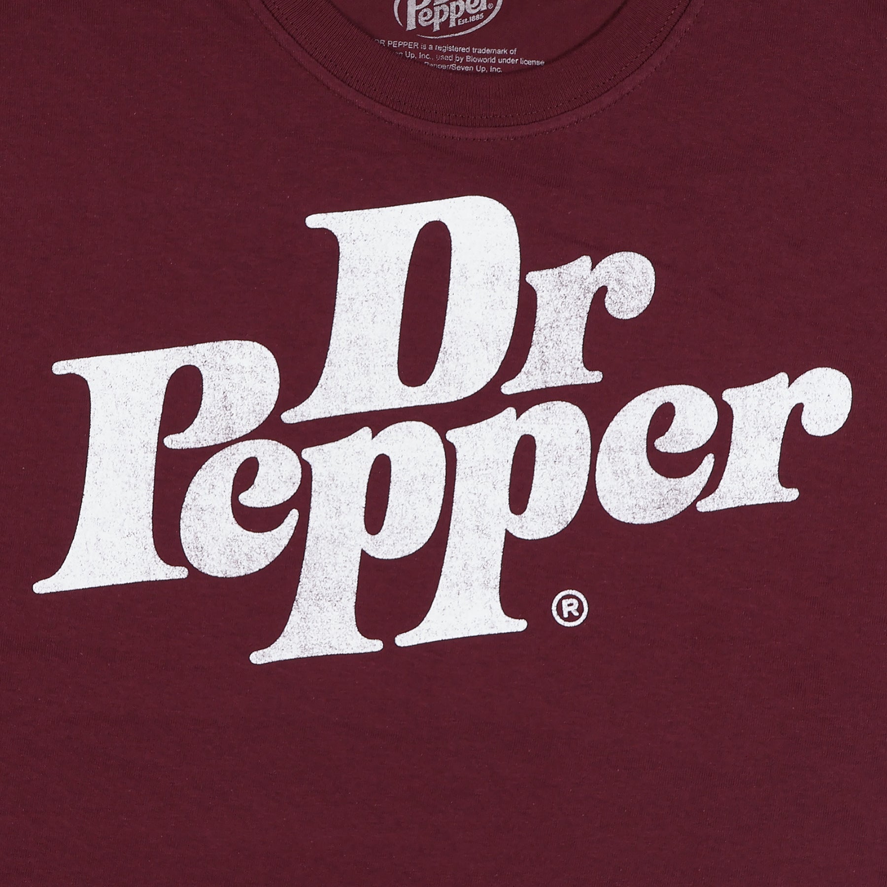 Dr. Pepper Shirt Men's Destressed Logo Short Sleeve Graphic Tee