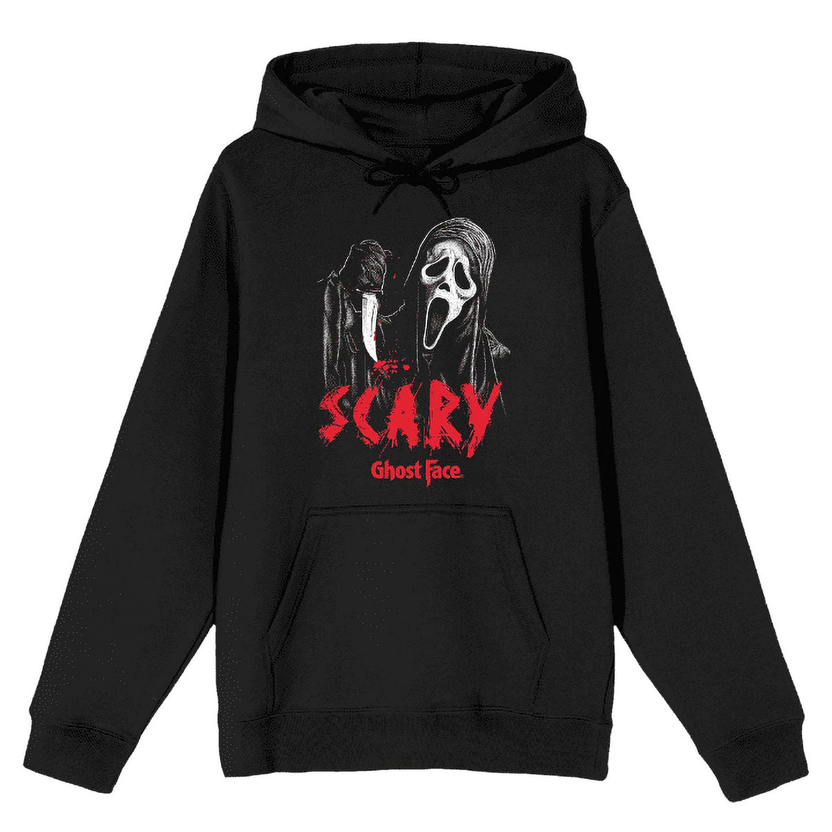 Ghostface Hoodie Men's Scary Blood Splatter Horror Movie Hooded Sweatshirt