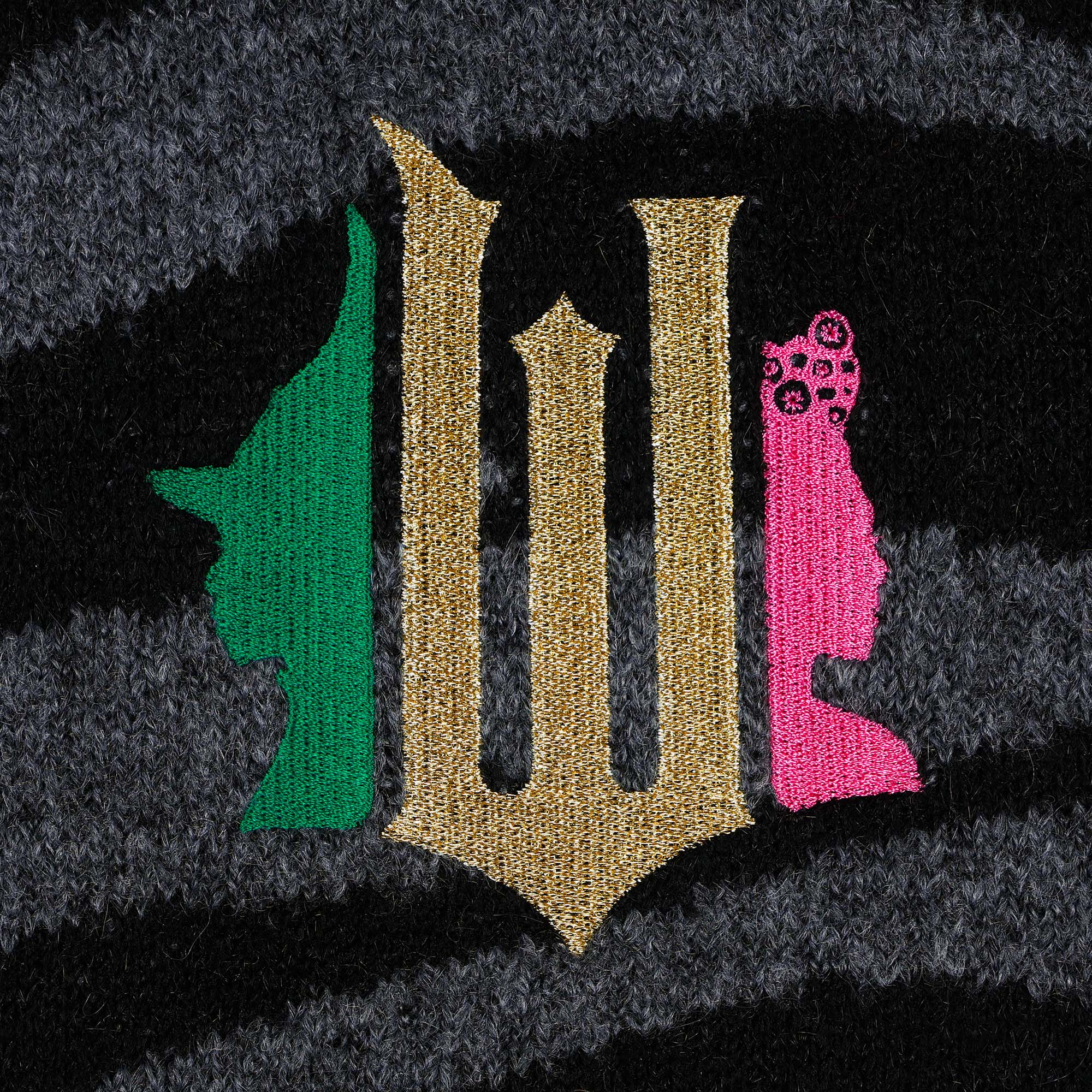 Wicked Sweater Women's Button Up Elphaba and Glinda Knit Sweatshirt
