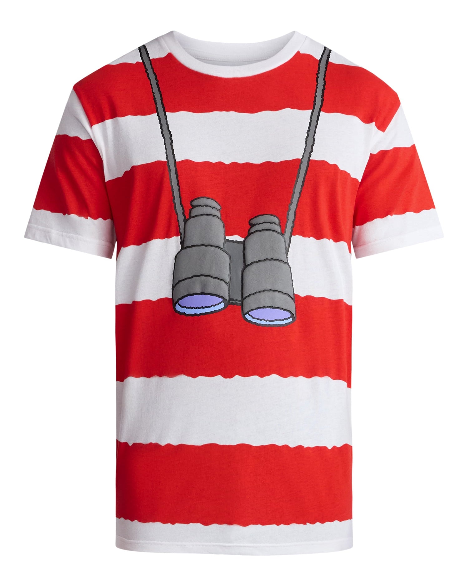 Where's Waldo T-Shirt Men's Costume Dress Up Tee and Beanie Set