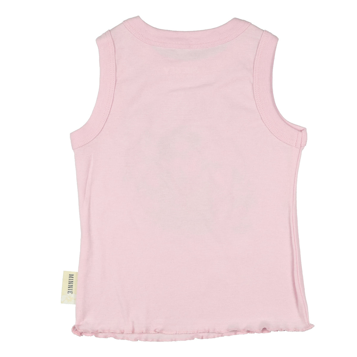 Disney Minnie Mouse Tank-Top Girls' Paradise Ruffled Sleeveless Shirt