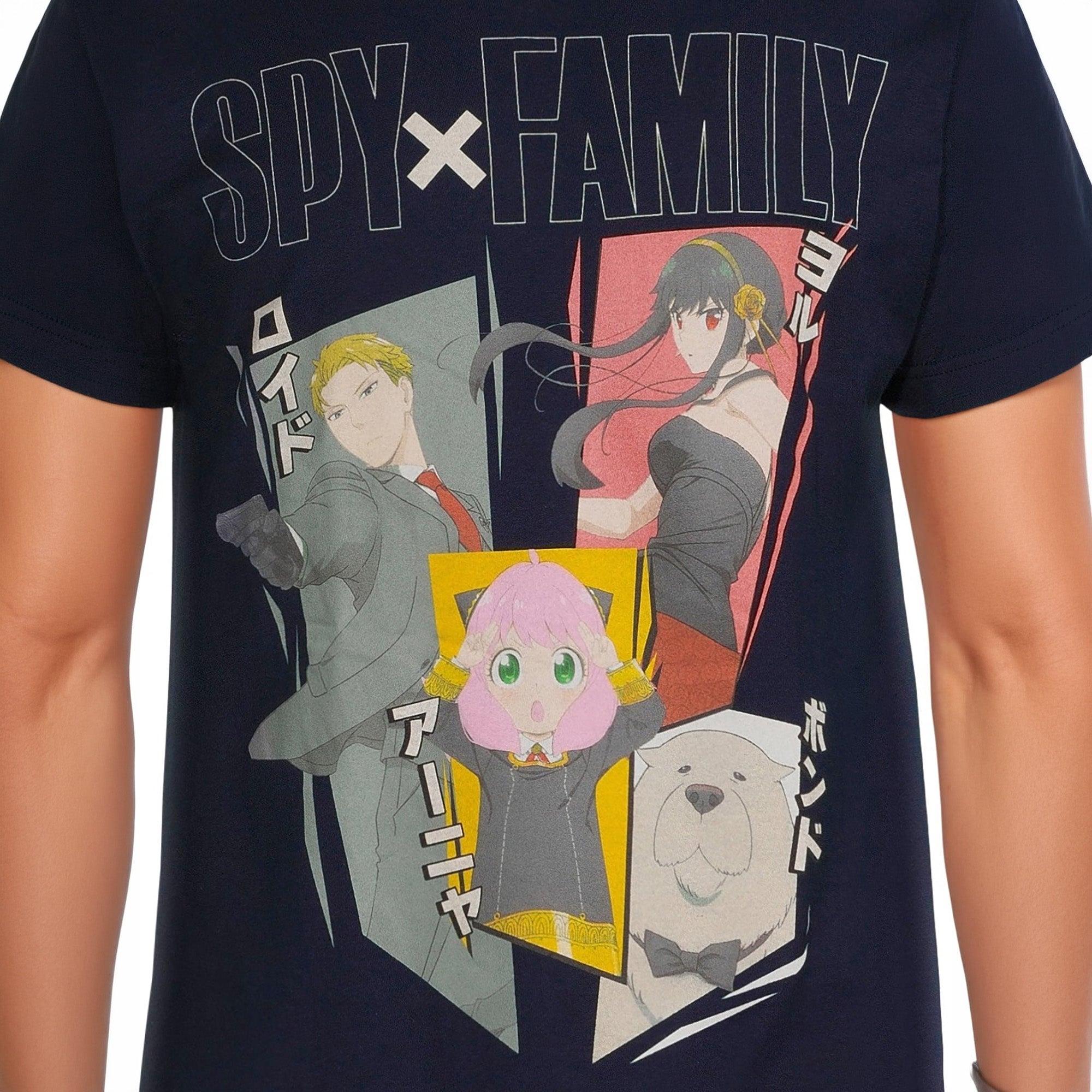 Spy X Family T-Shirt Men's Forger Family Design Short Sleeve Tee