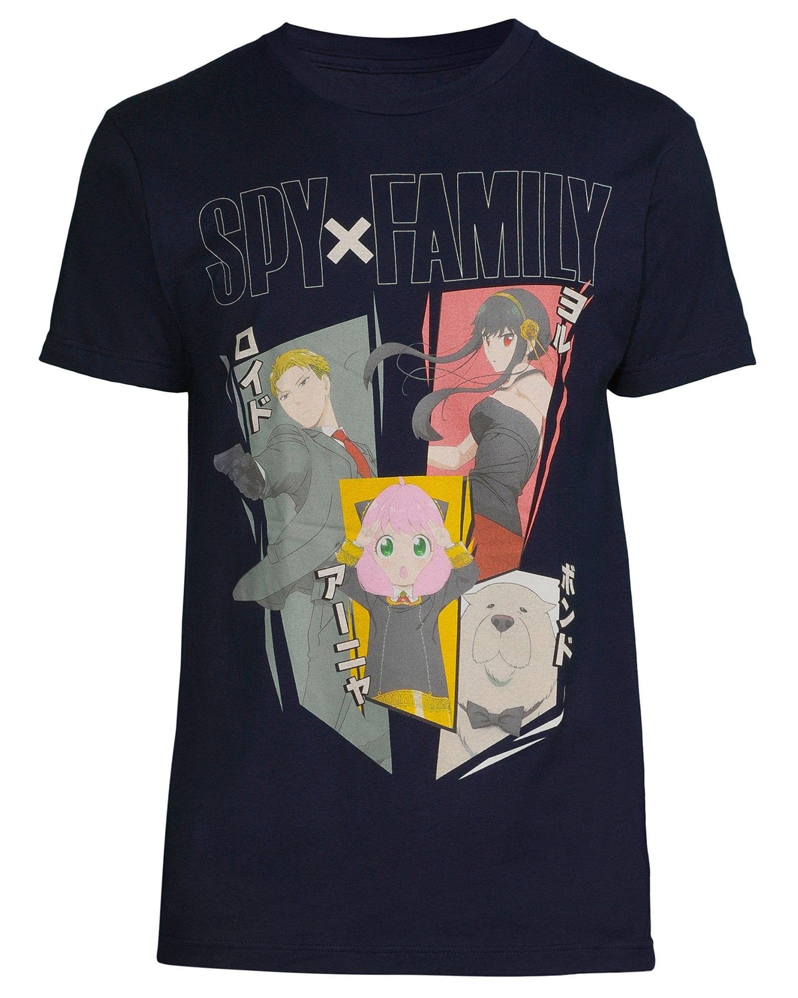 Spy X Family T-Shirt Men's Forger Family Design Short Sleeve Tee
