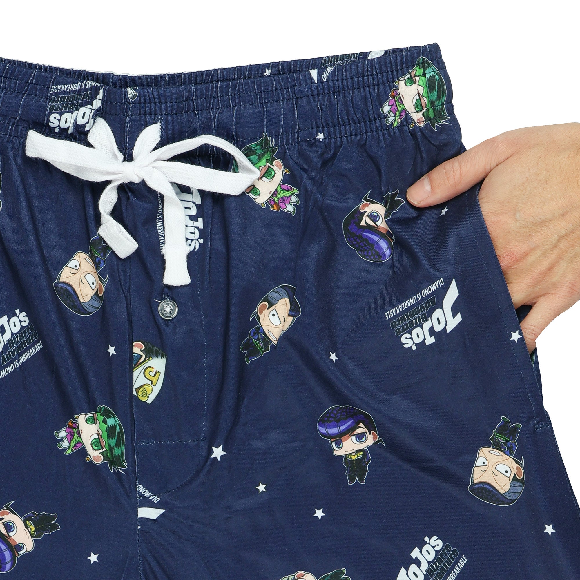 JoJo's Bizarre Adventure Pajamas Men's Unbreakable Lounge Sleep Pants