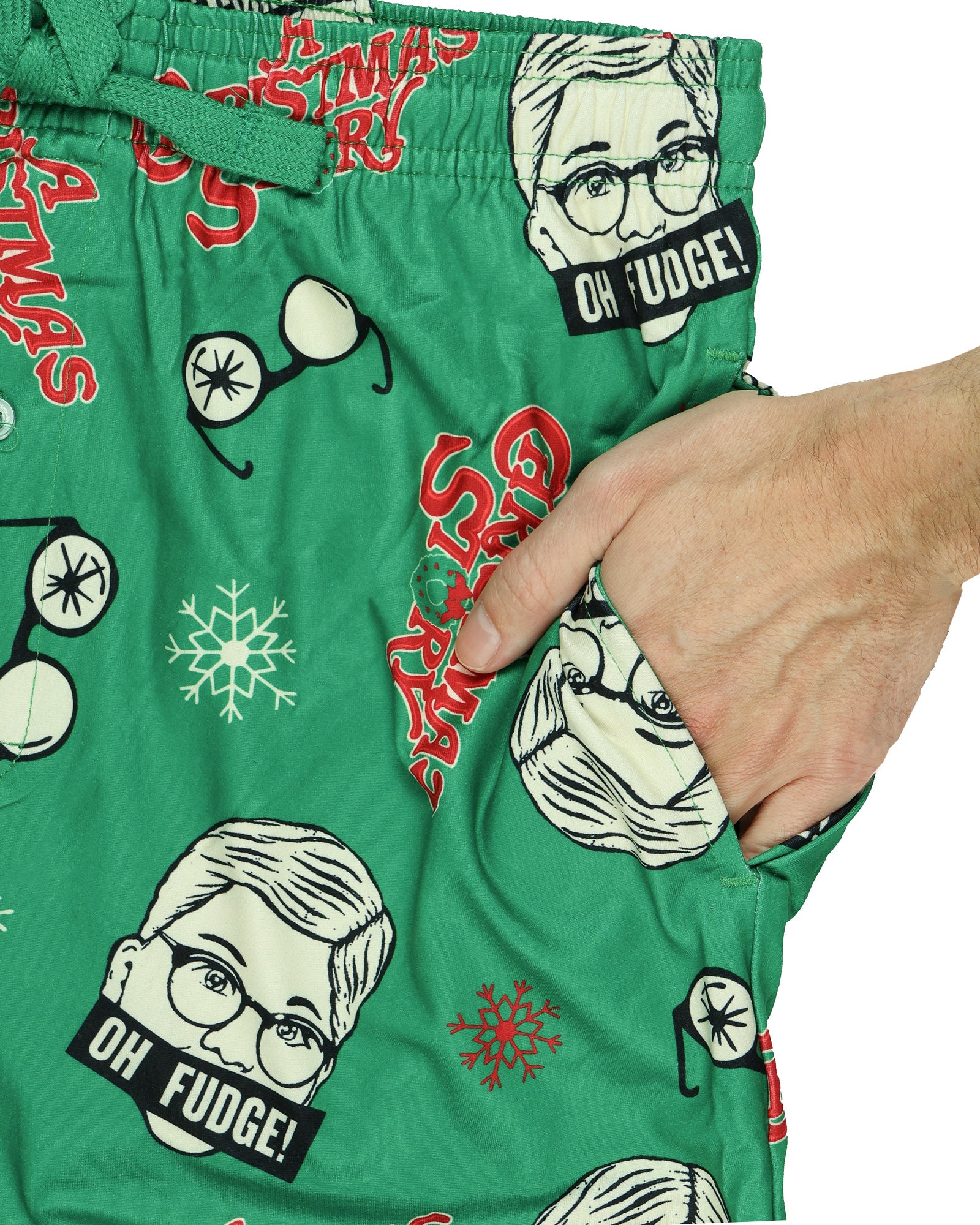 A Christmas Story Pajamas Men's Ralphie Oh Fudge Lounge Sleep Pants
